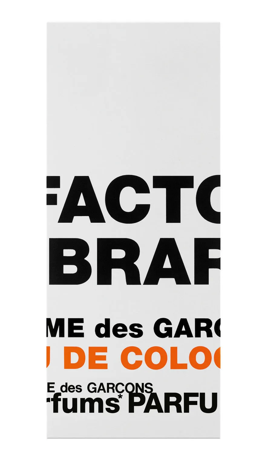 Olfactory: CDG Eau de Cologne