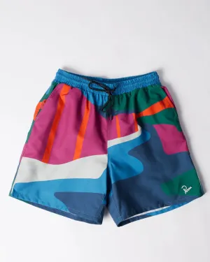 Parra The Festival Fence Swim Short // Blue