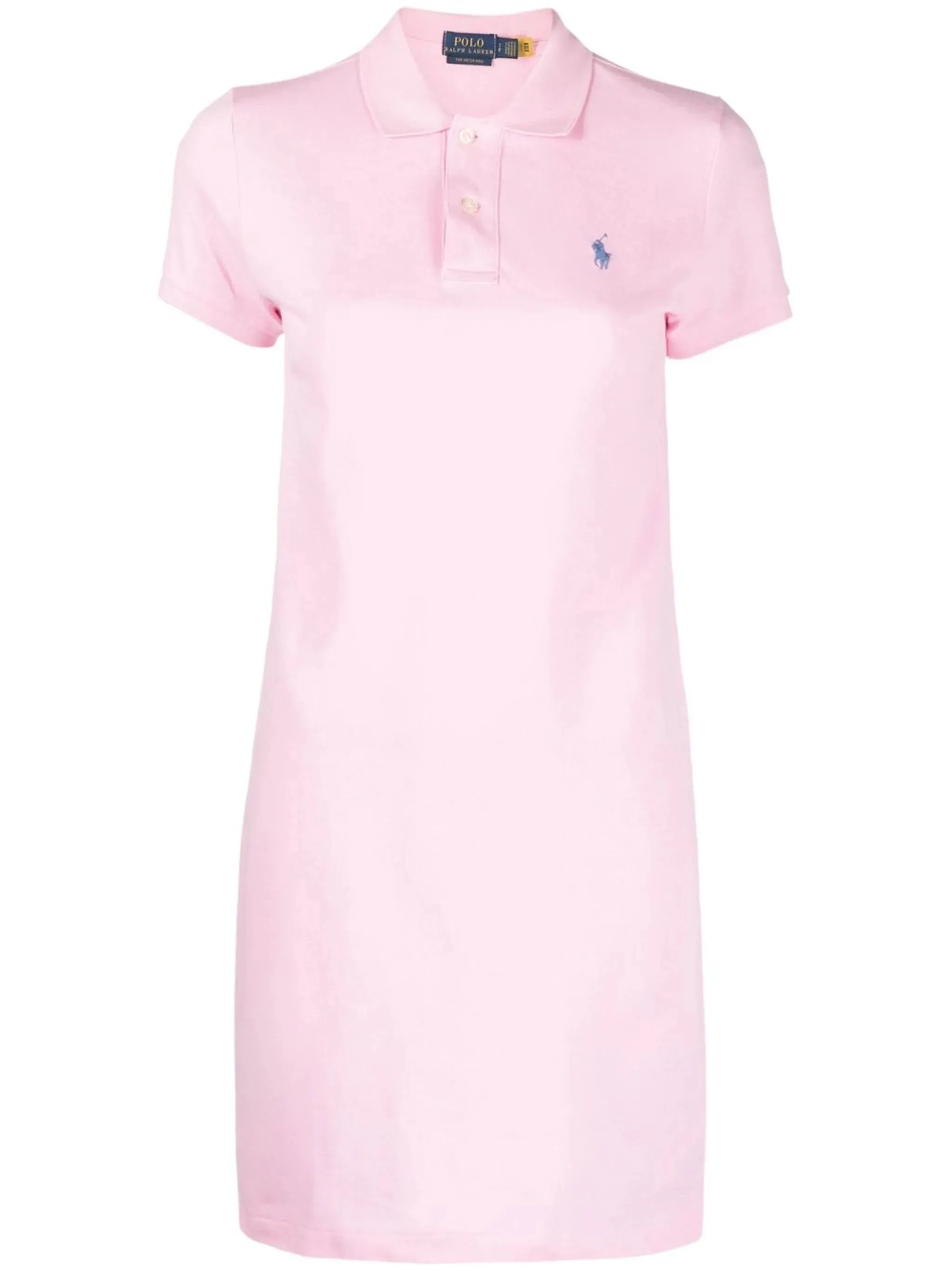 POLO RALPH LAUREN - Women Basic Mesh Polo Short Sleeve Casual Dress