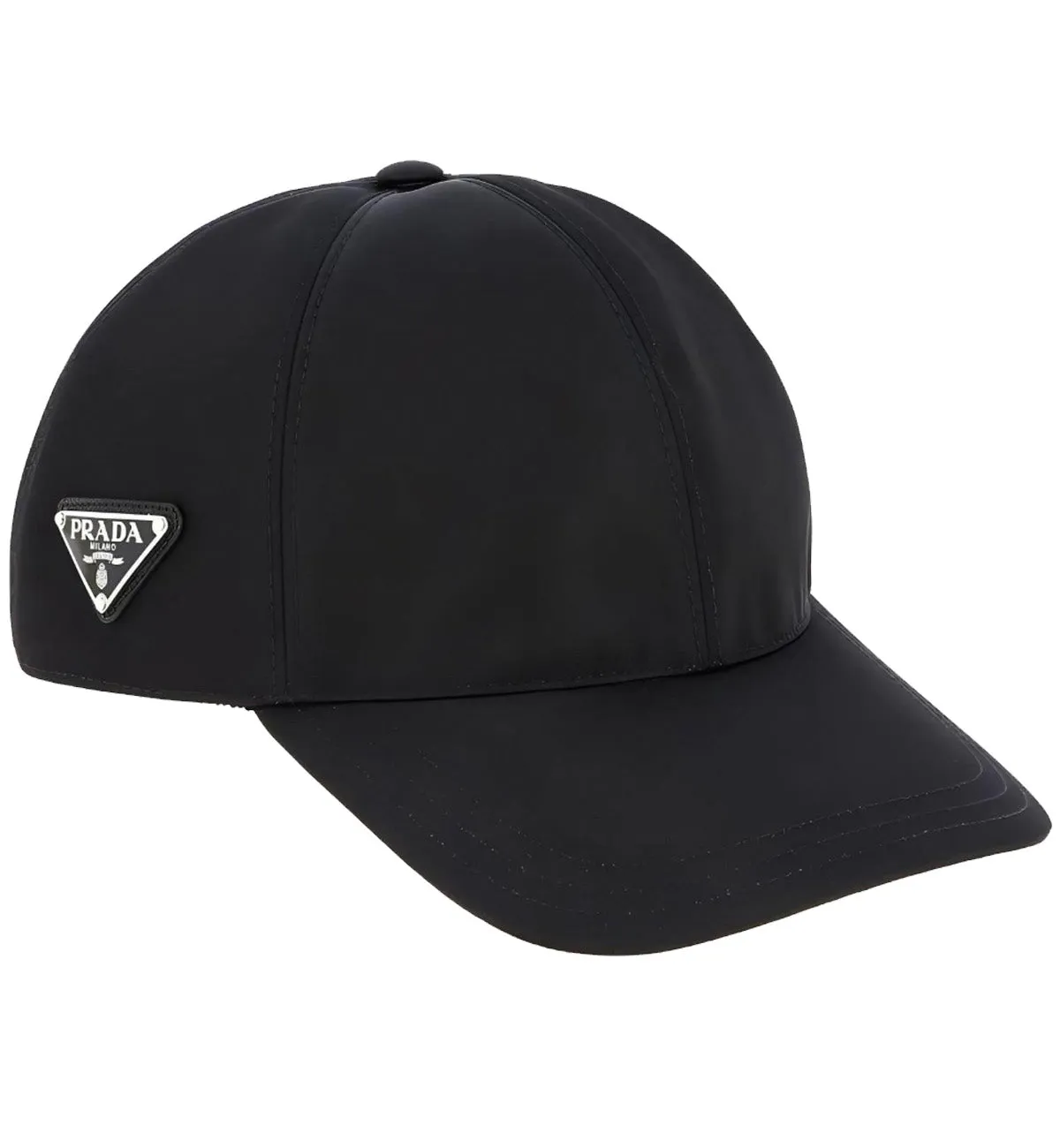 Prada Black Nylon Baseball Cap