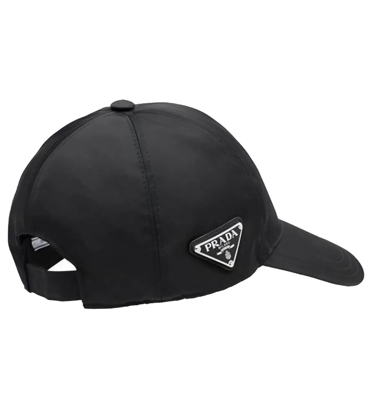Prada Black Nylon Baseball Cap