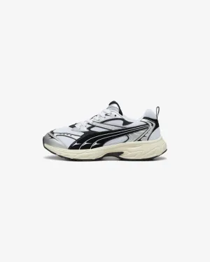 Puma Morphic Retro Runner Frosted Ivory Black Sneakers
