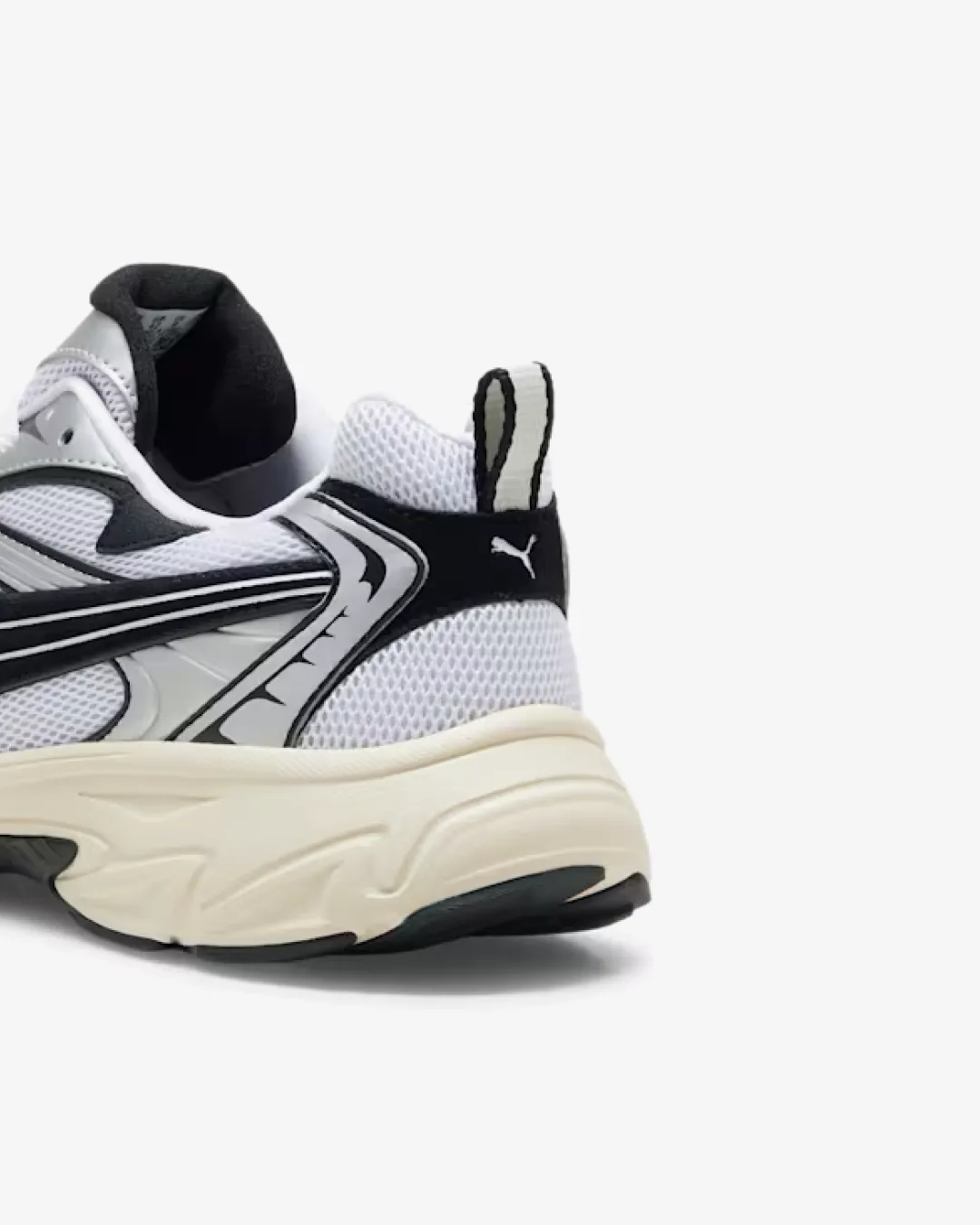 Puma Morphic Retro Runner Frosted Ivory Black Sneakers