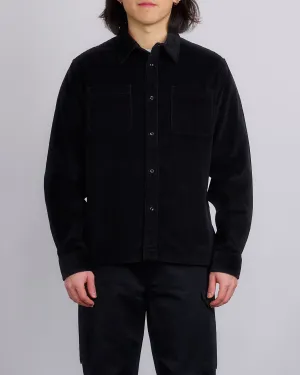 Reigning Champ Corduroy Campus Overshirt Black