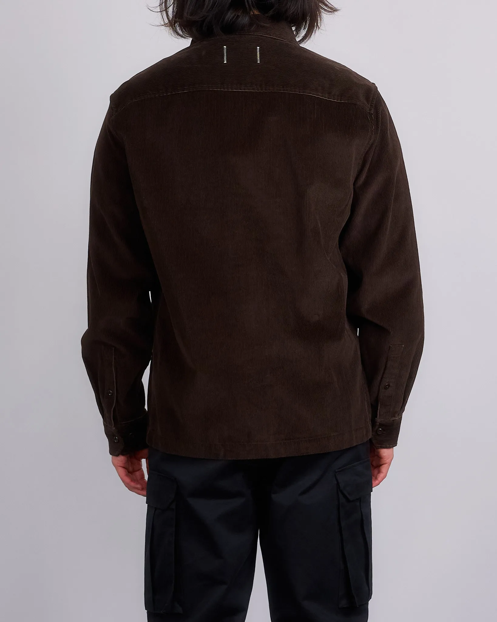 Reigning Champ Corduroy Campus Overshirt Coffee