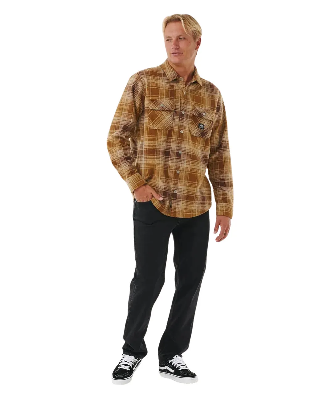 RIP CURL FUN TIMES POLAR FLEECE CHOCOLATE | CAMISA POLAR