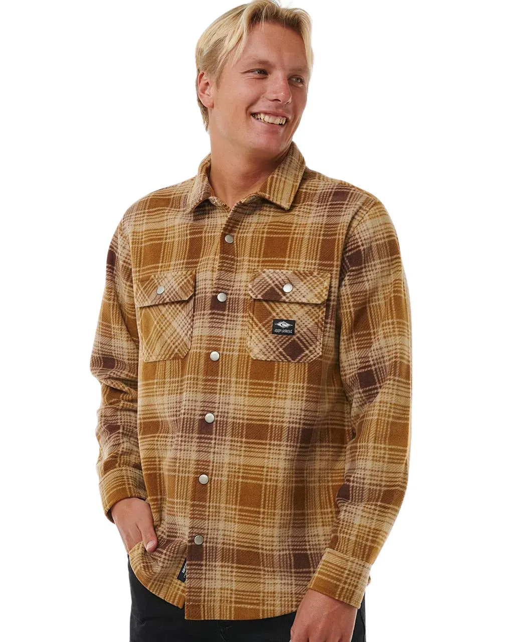 RIP CURL FUN TIMES POLAR FLEECE CHOCOLATE | CAMISA POLAR