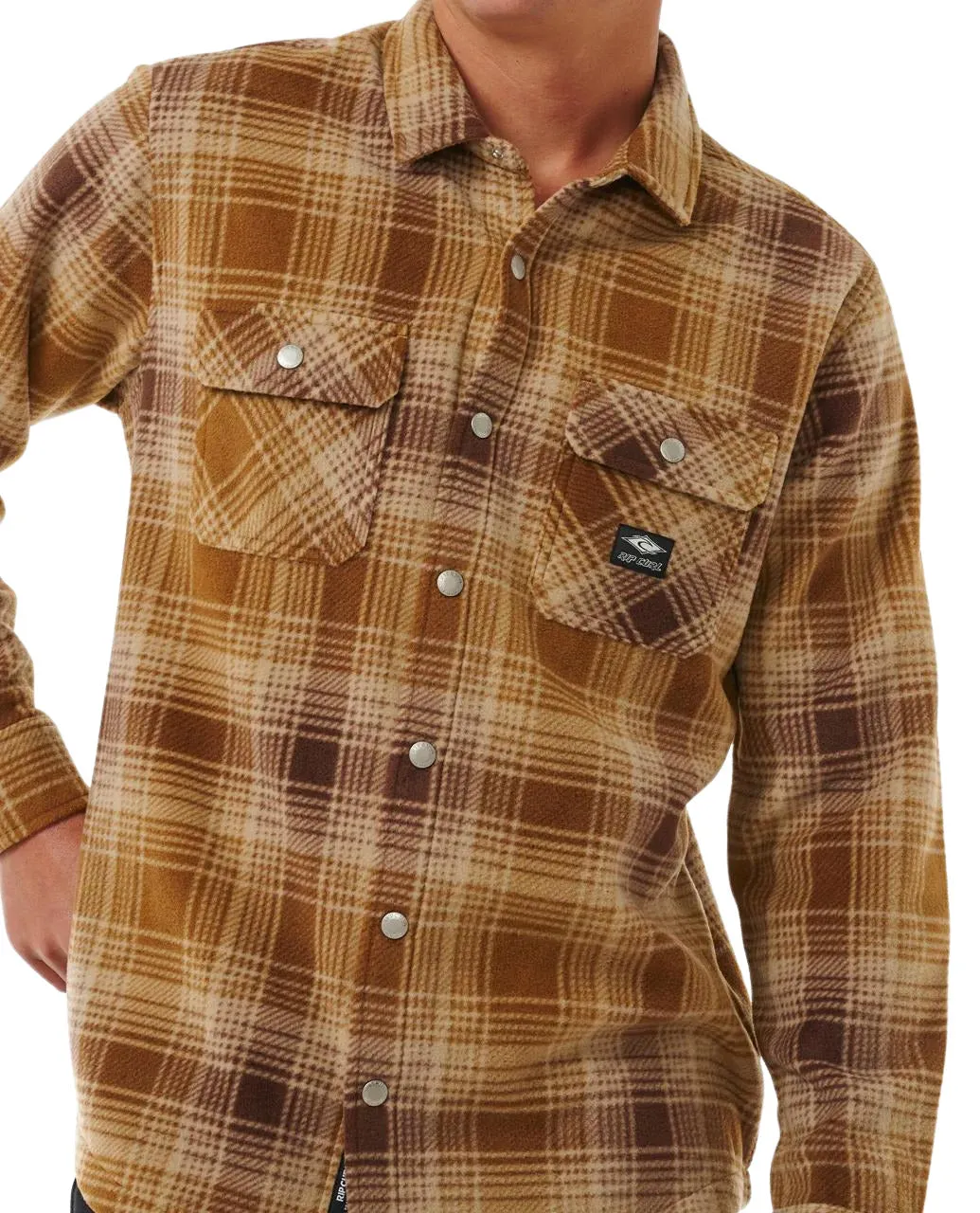 RIP CURL FUN TIMES POLAR FLEECE CHOCOLATE | CAMISA POLAR