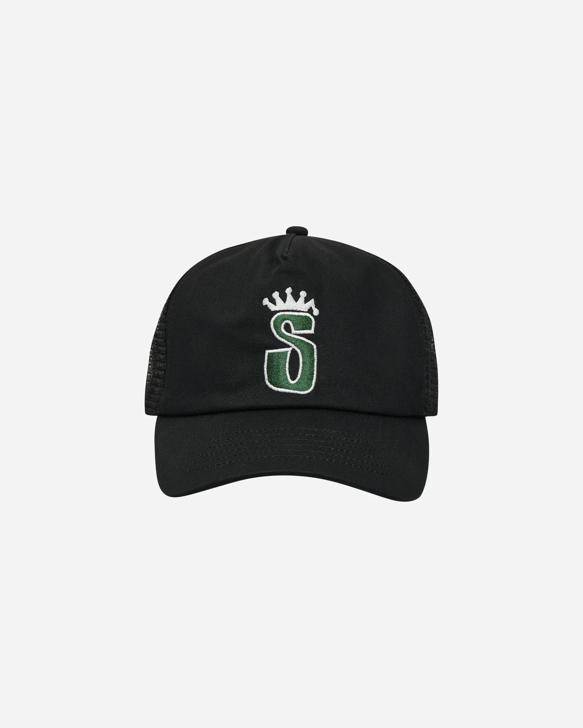 S Crown Trucker Cap Shadow Black