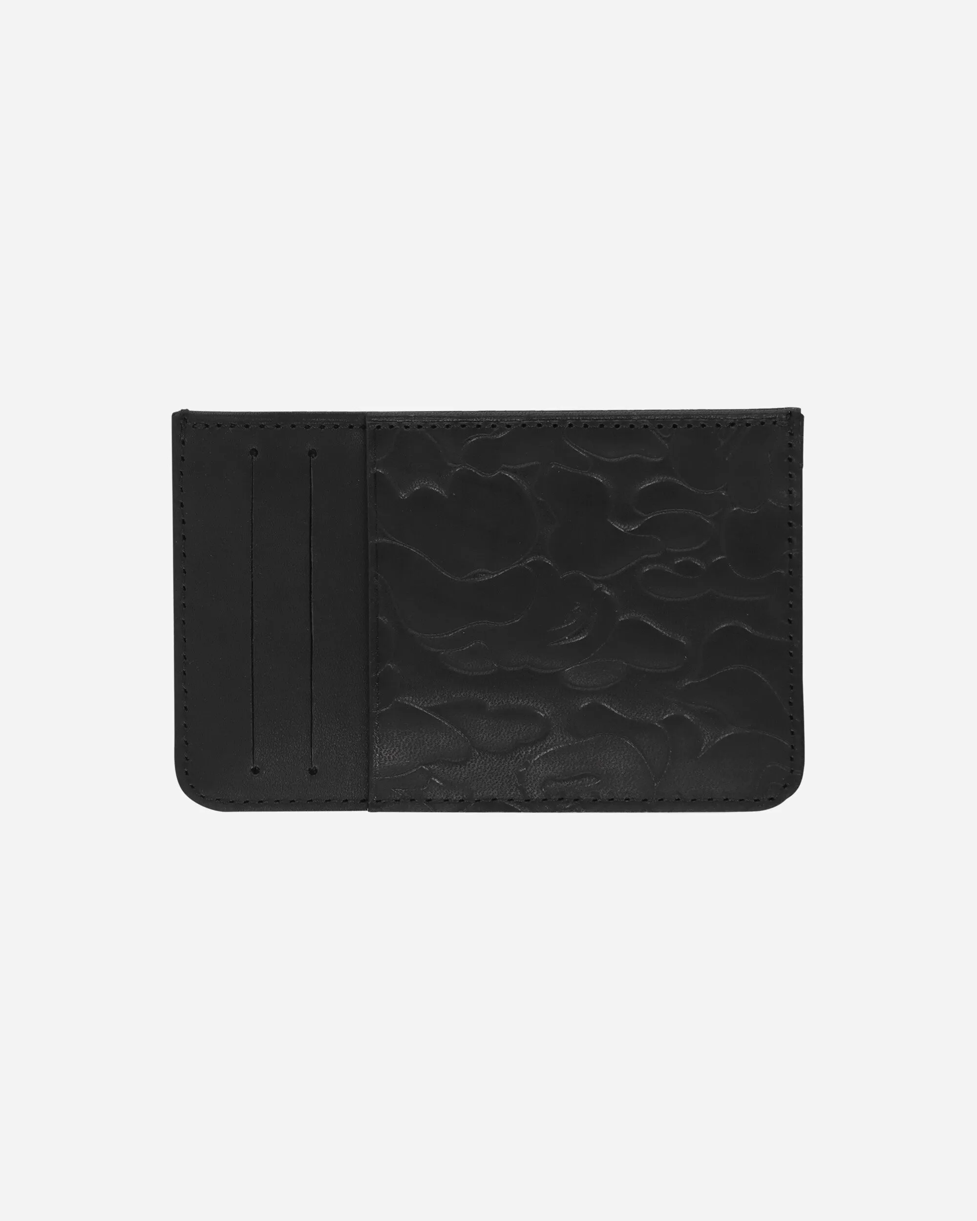 Solid Camo Card Case Black