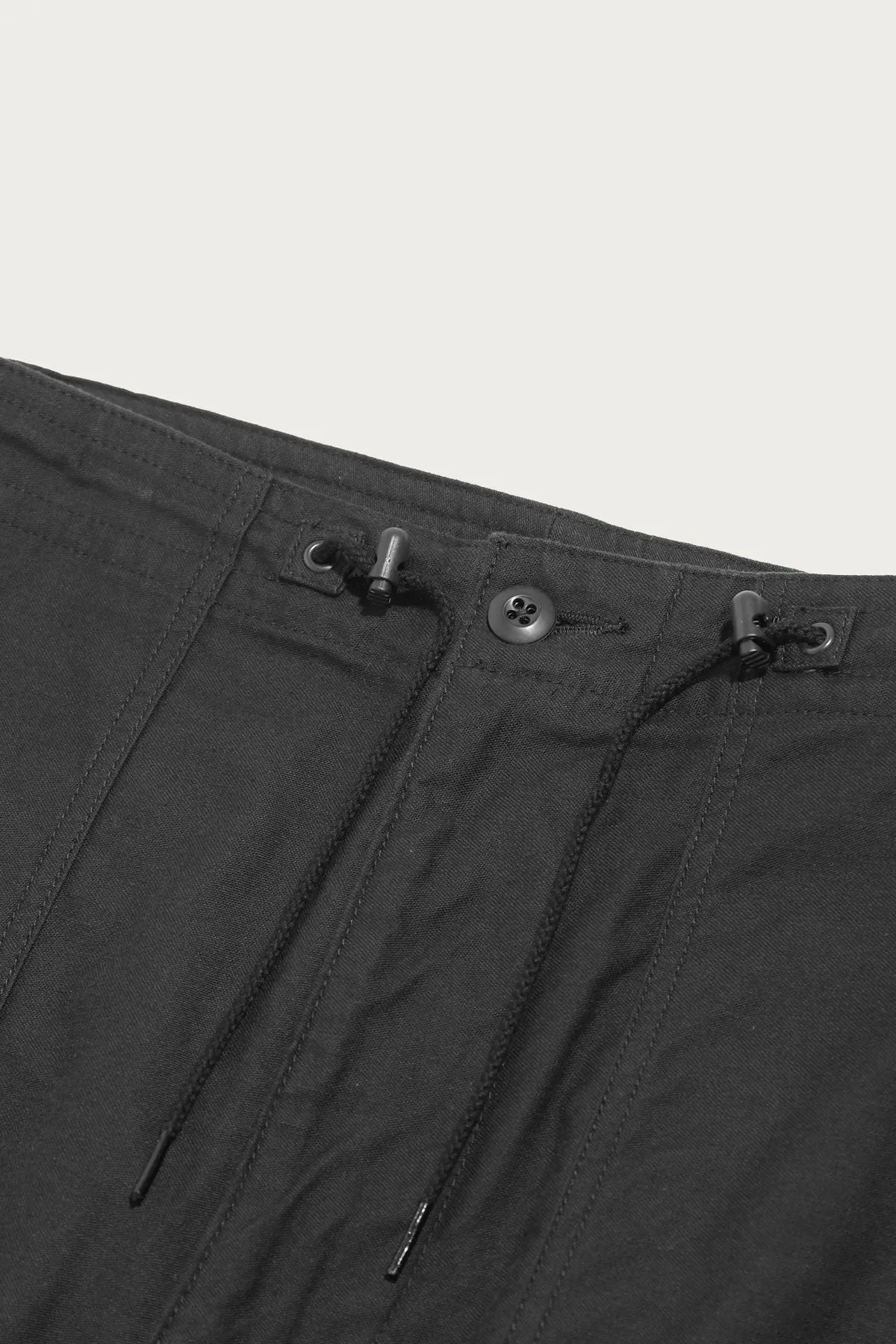 String Fatigue Pant - Black