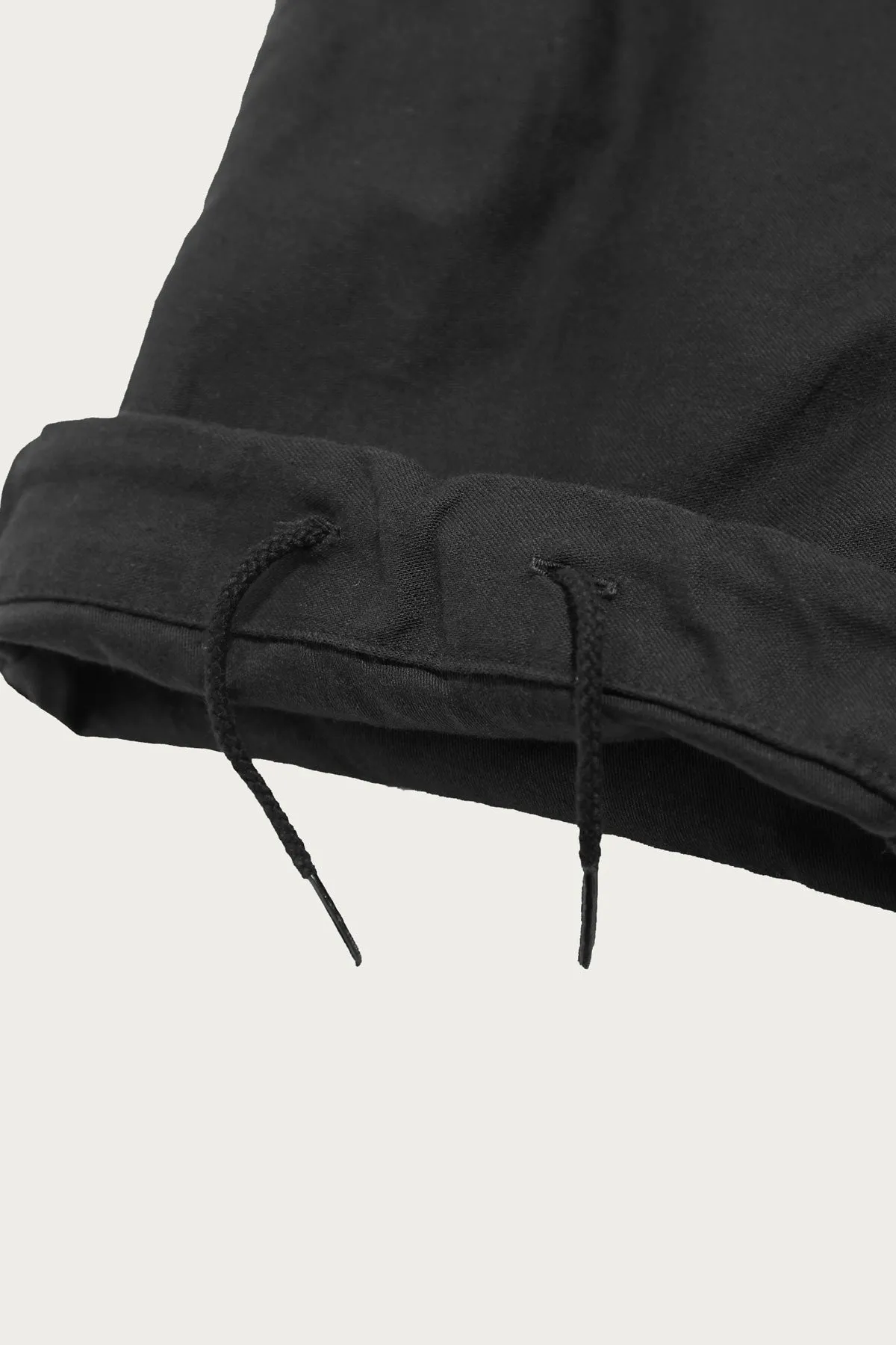 String Fatigue Pant - Black