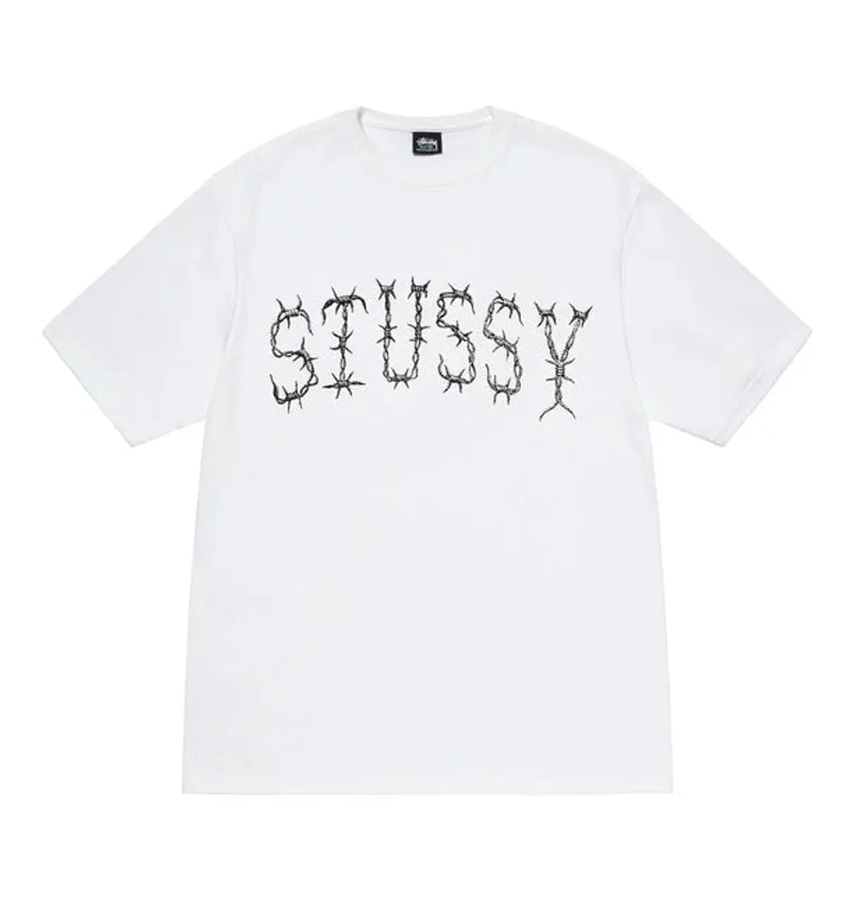 Stussy Barb Tee (White)
