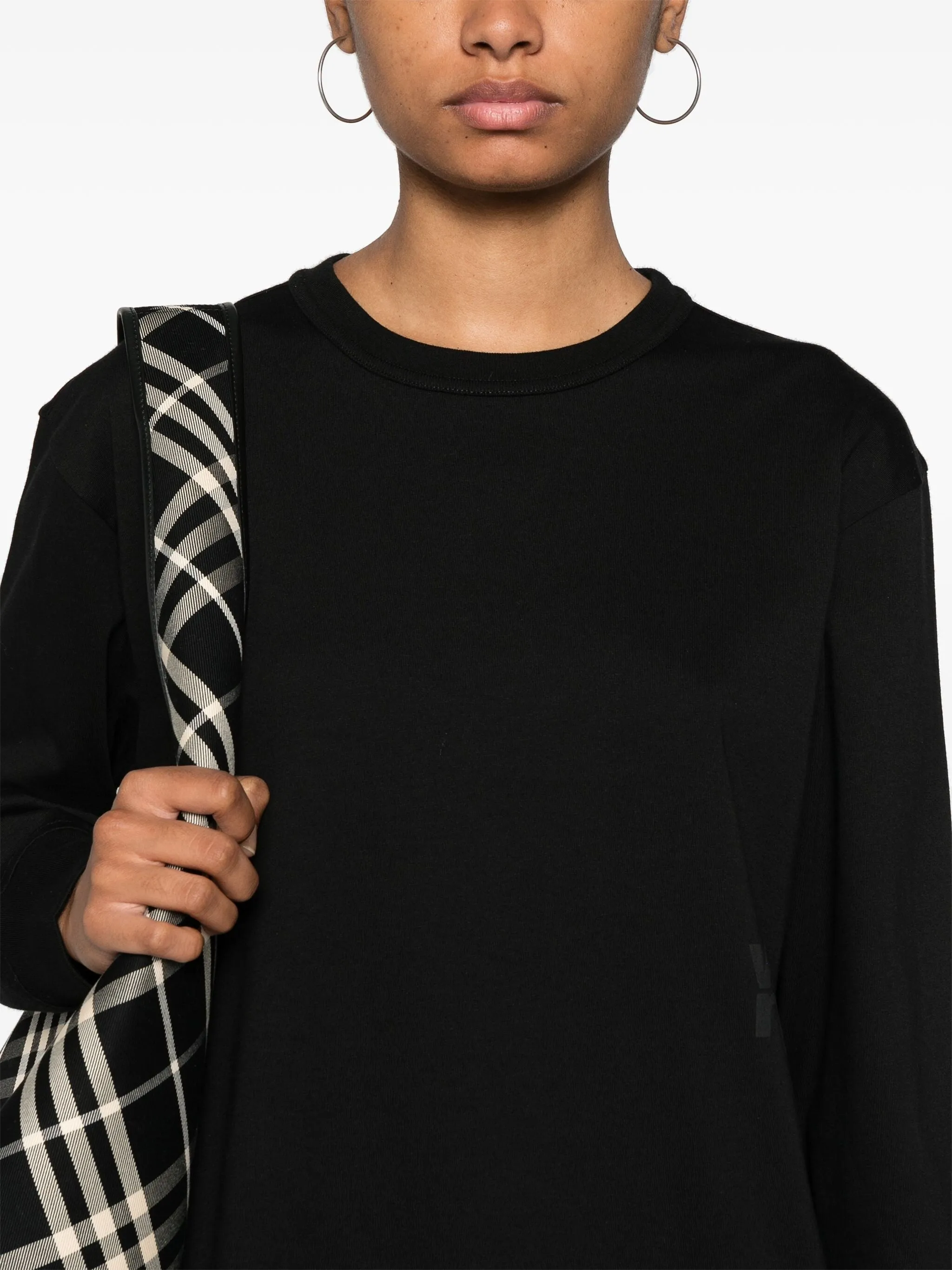 T BY ALEXANDER WANG - Women Essential Puff Logo Jersey Long Sleeve Tee