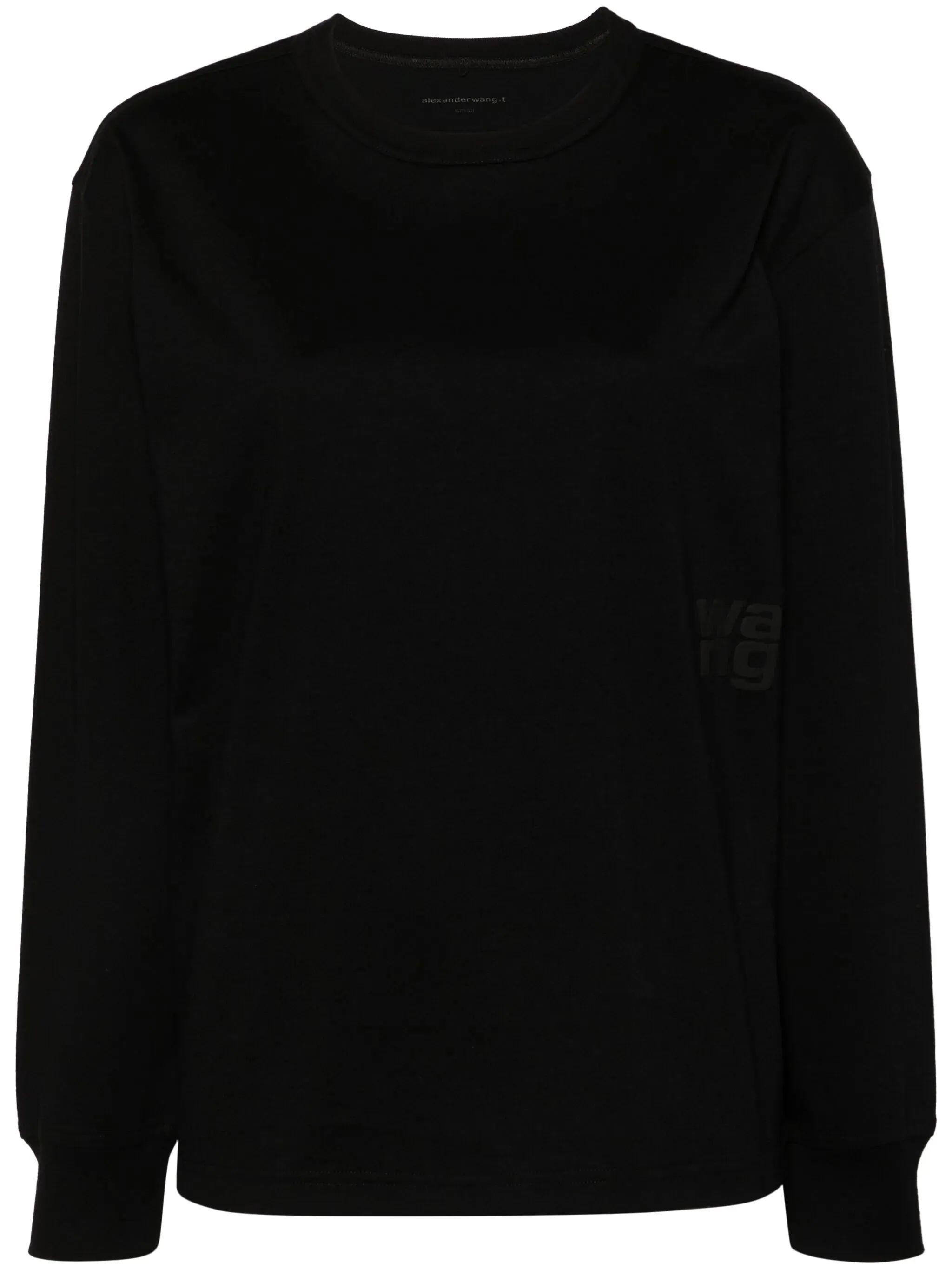 T BY ALEXANDER WANG - Women Essential Puff Logo Jersey Long Sleeve Tee