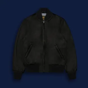 THE ASHBURY - Black Leather Contemporary Fit
