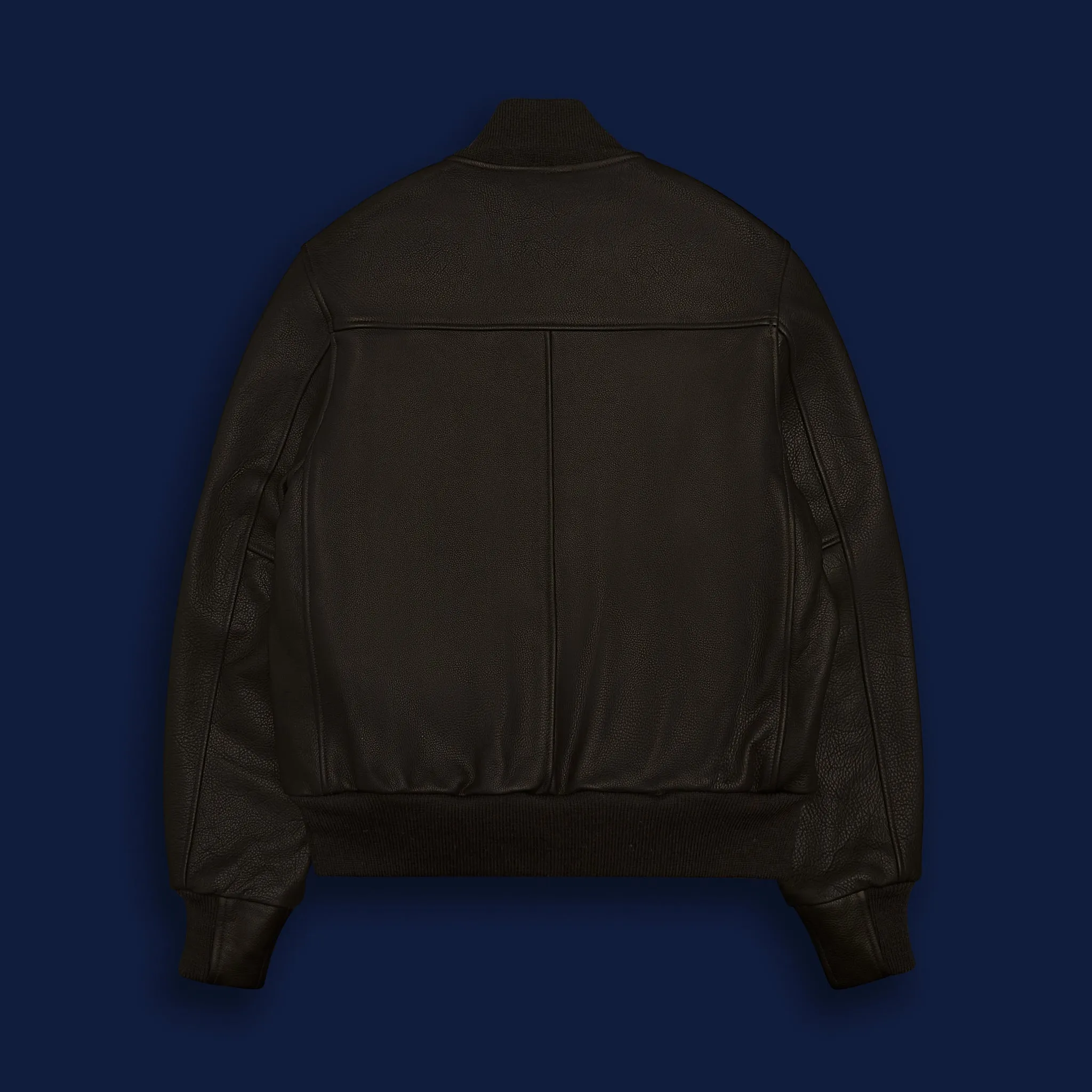 THE ASHBURY - Dark Brown Leather Contemporary Fit