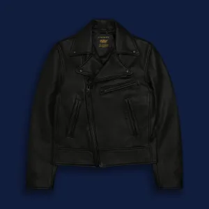 THE BRANNAN - Black Leather Contemporary Fit