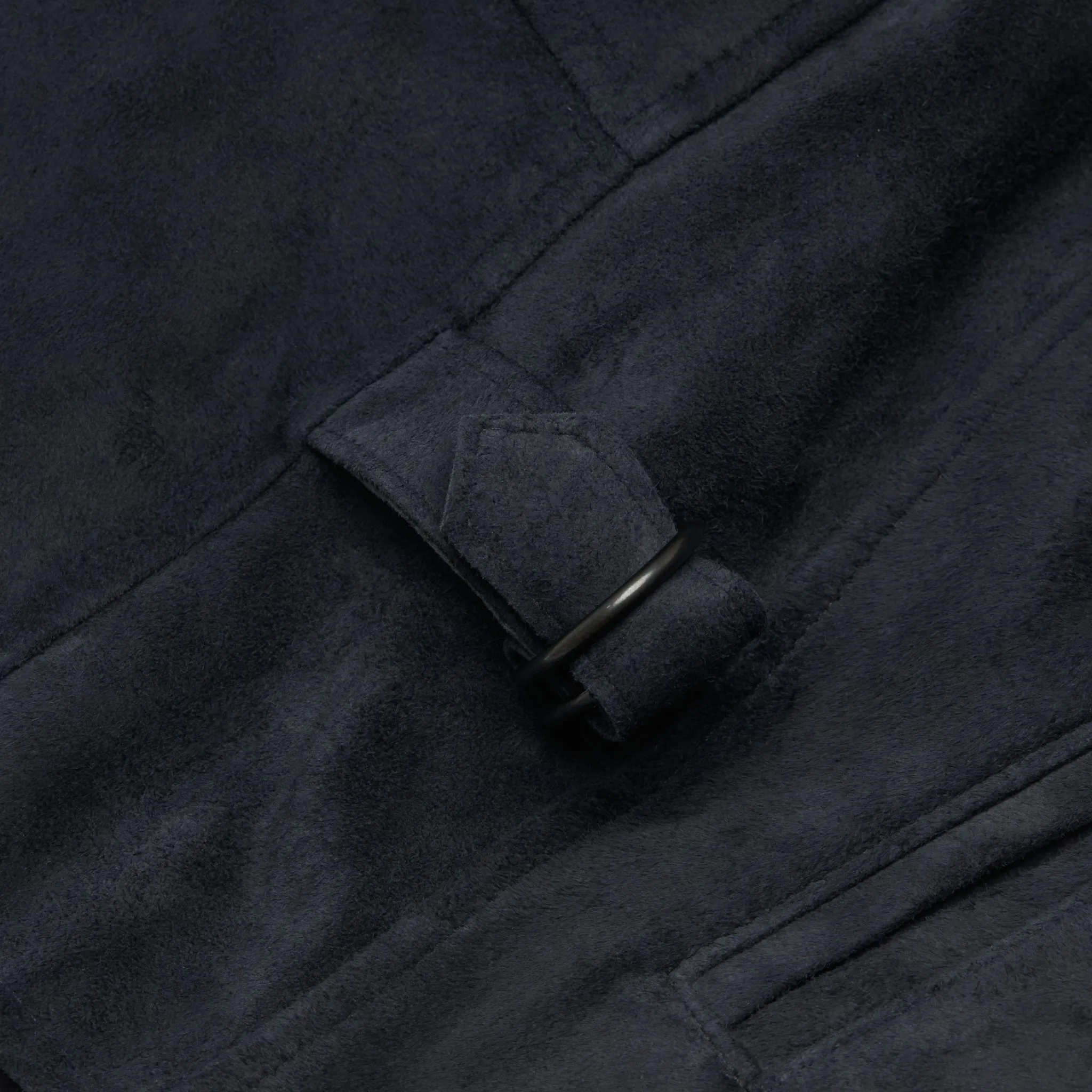 THE WATERFRONT - Dark Navy Suede Contemporary Fit