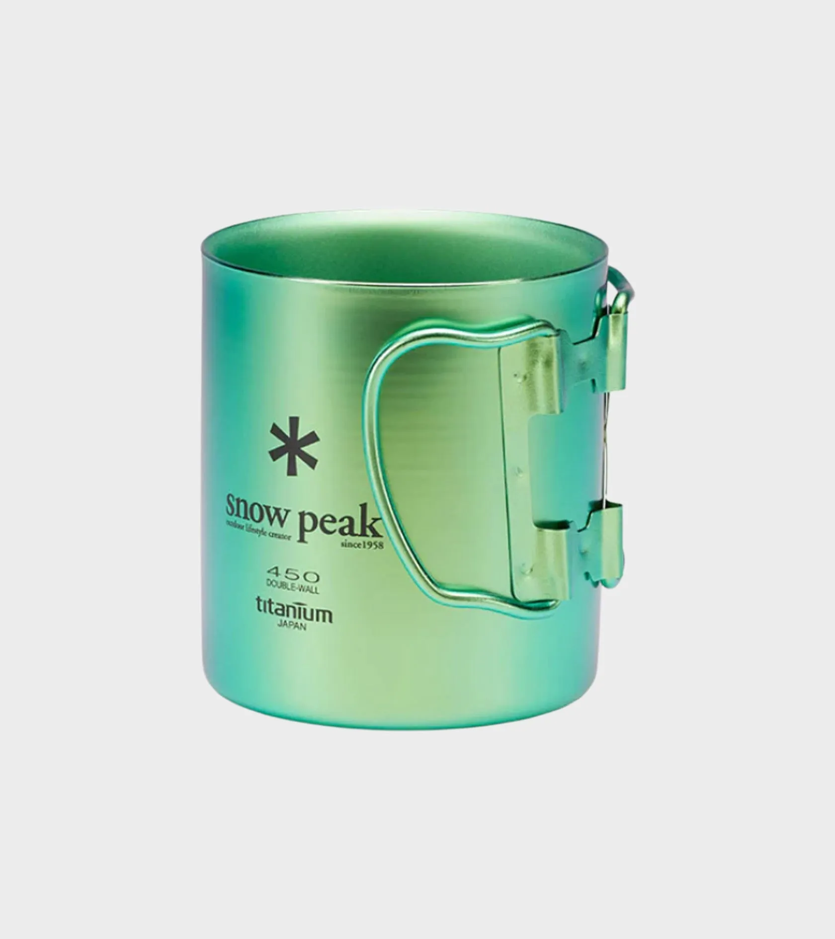Titanium Double Wall Mug 450ml Green