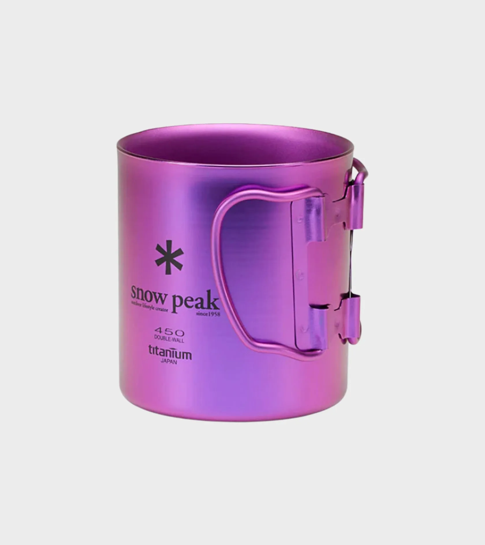 Titanium Double Wall Mug 450ml Purple