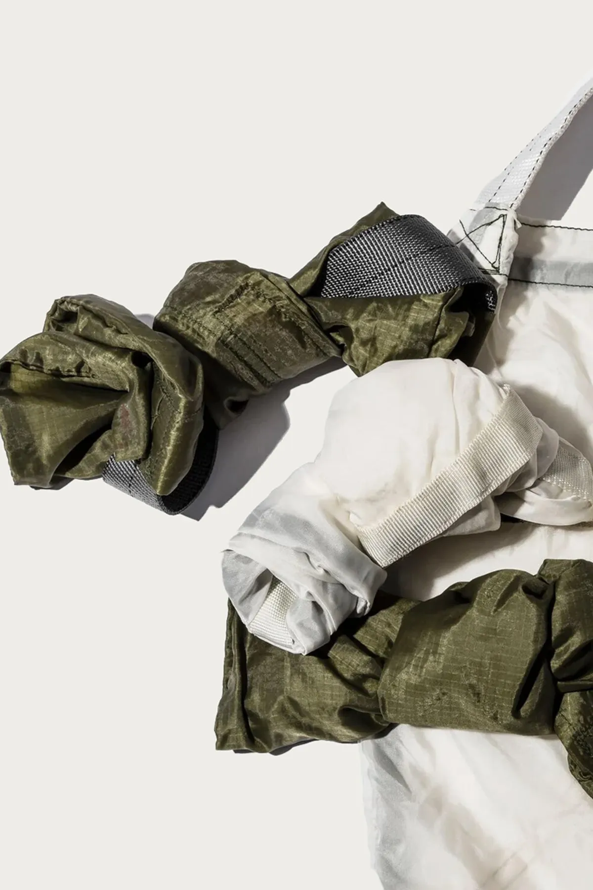 Vintage Parachute Light Bag - White