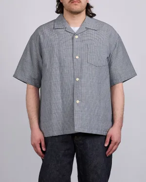 visvim Wallis Down Button Shirt SS Santome Grey
