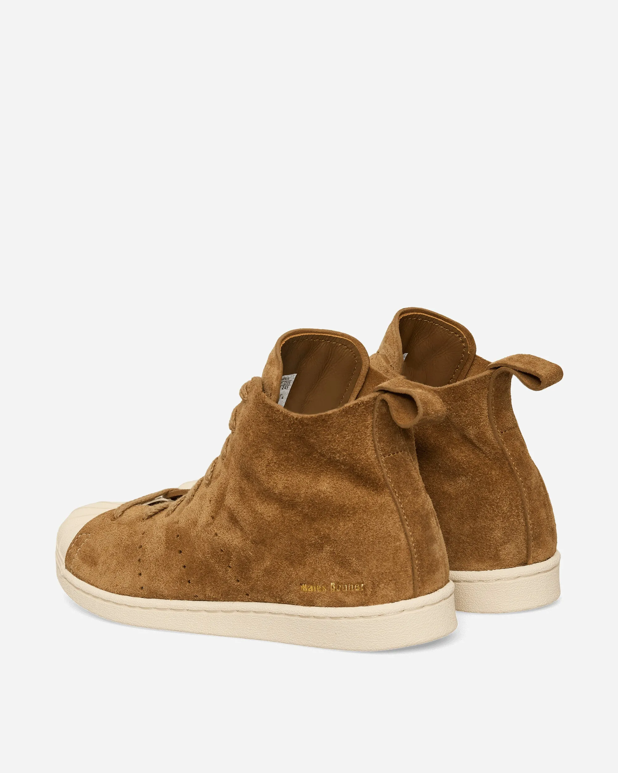 Wales Bonner Superstar High Sneakers Brown / Wonder White
