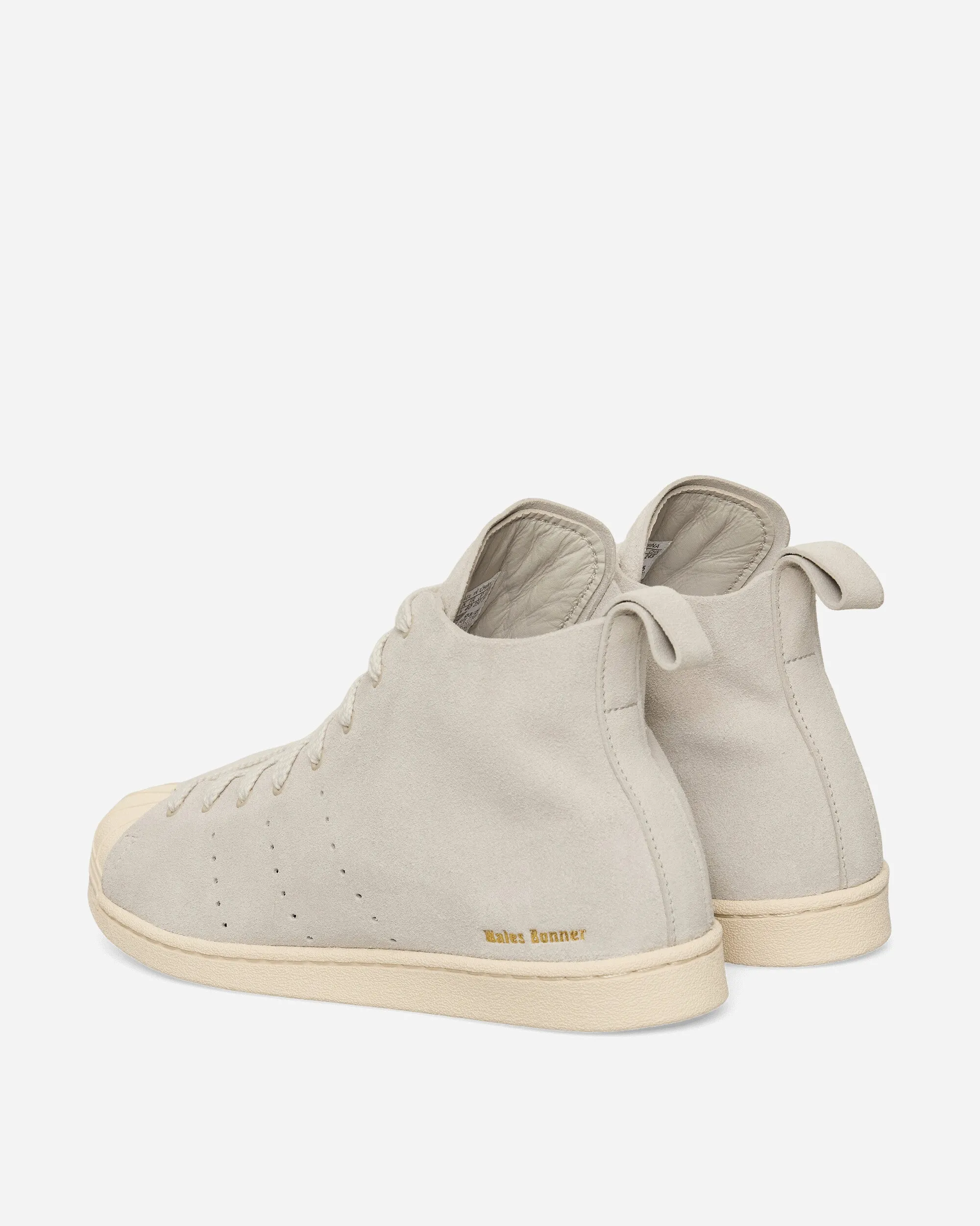 Wales Bonner Superstar High Sneakers Mist Stone / Wonder White
