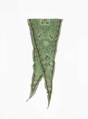 WASHER Silk Neckerchief Light Green