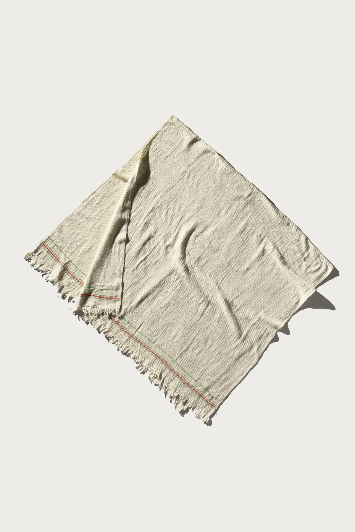 Wool Mix Ivory Blanket