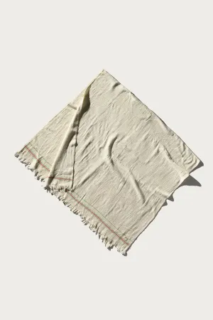Wool Mix Ivory Blanket