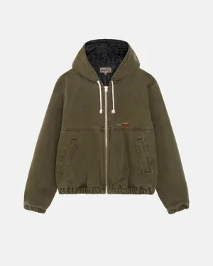 Work Jacket Insulated Canvas - Green