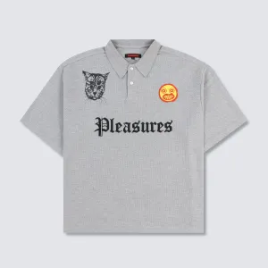 Wyatt Boxy Polo - Grey