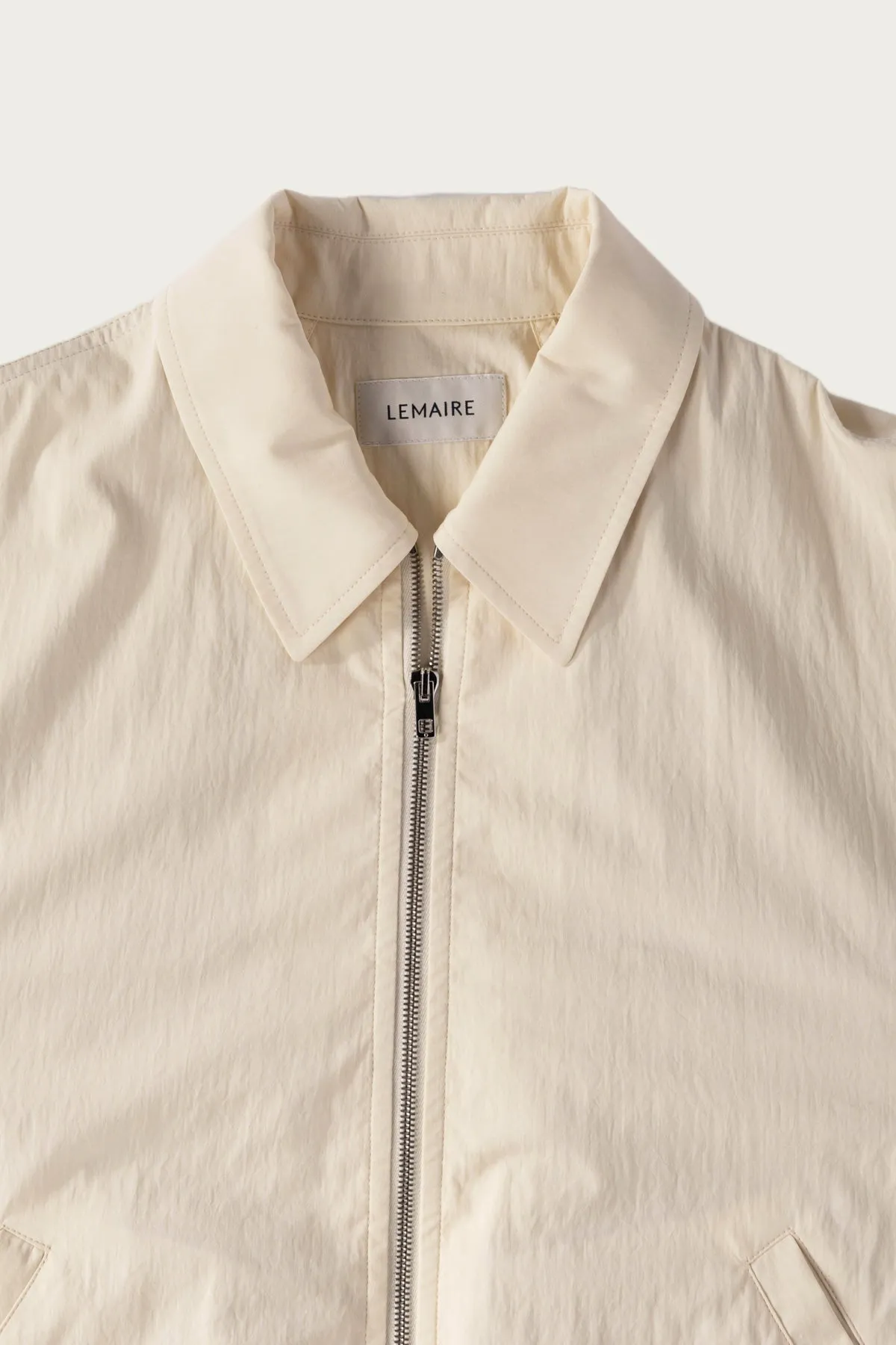 Zipped Blouson - Creamy White