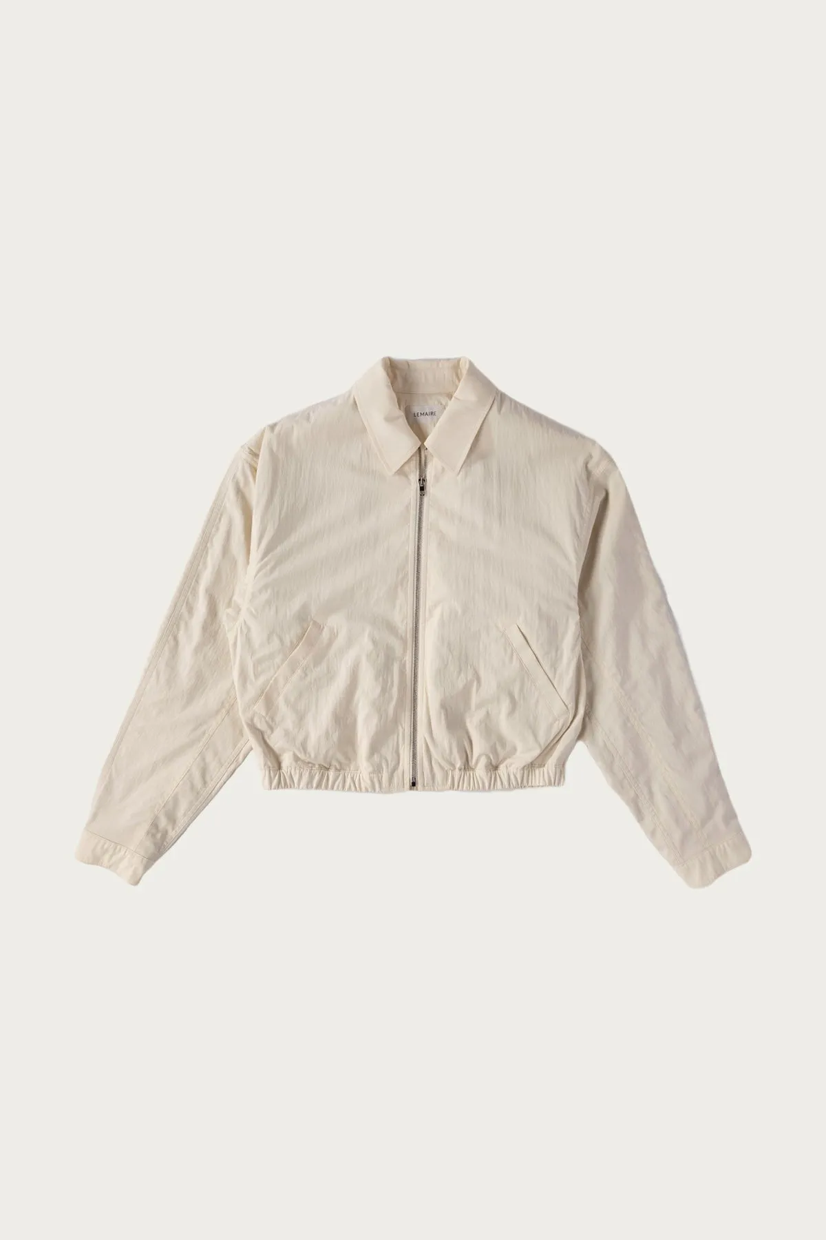 Zipped Blouson - Creamy White