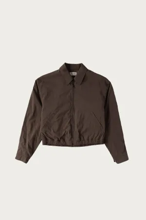 Zipped Blouson - Walnut
